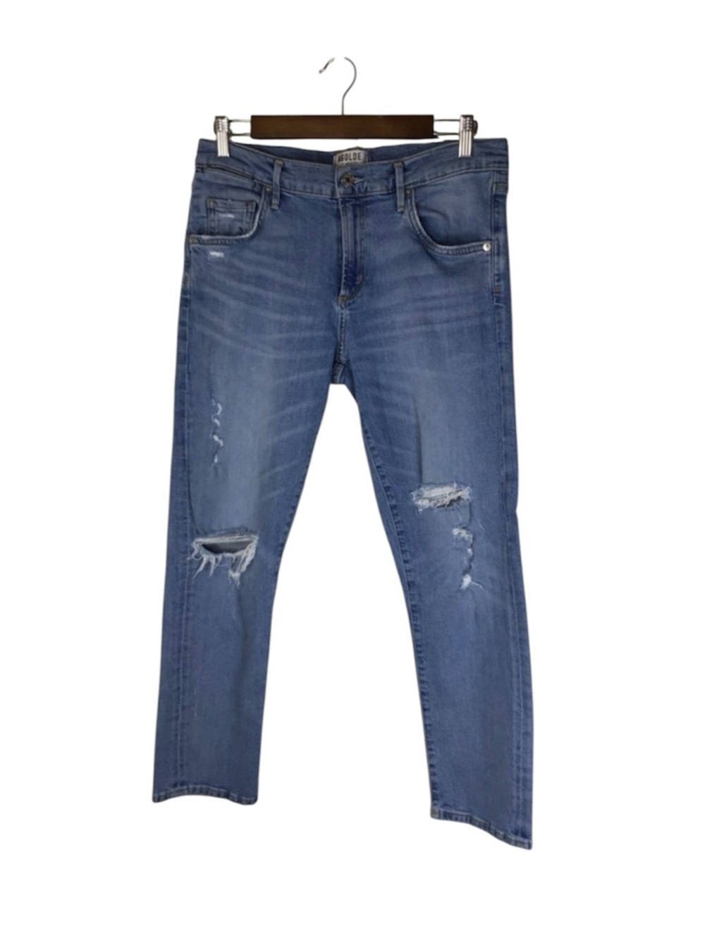 AGOLDE Isabel Mid-Rise Slim Boyfriend Jean in Dreamer Size 27.